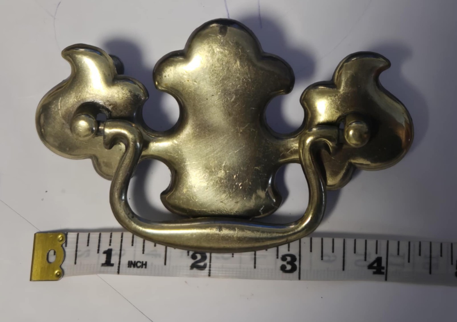 Vintage Brass Drawer Pulls & Ring Pulls – Colonial Revival Style – 1984 CONT. B
