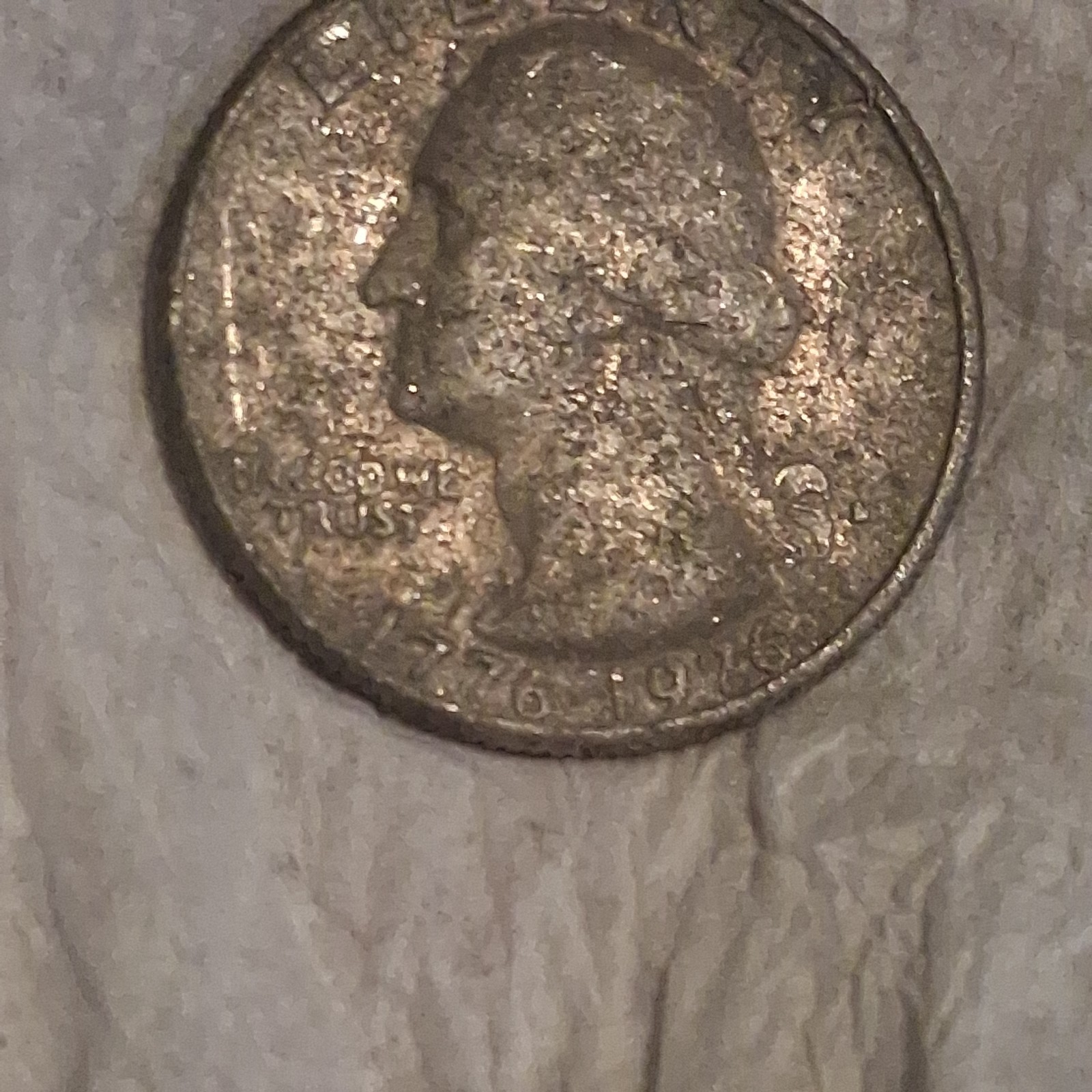 1776-1976 Rare Mint Errors(D) .25C George Washington Quarter