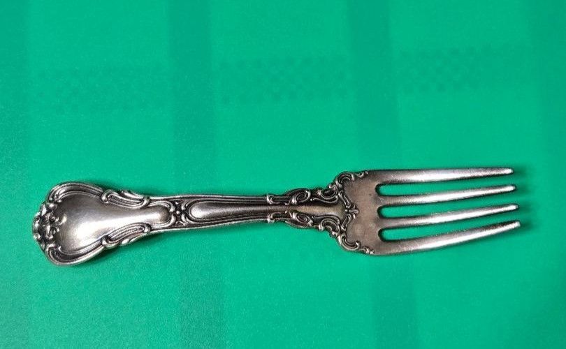 Gorham Sterling Silver Chantilly Pattern Baby Fork 25.8 Gr. No Monogram