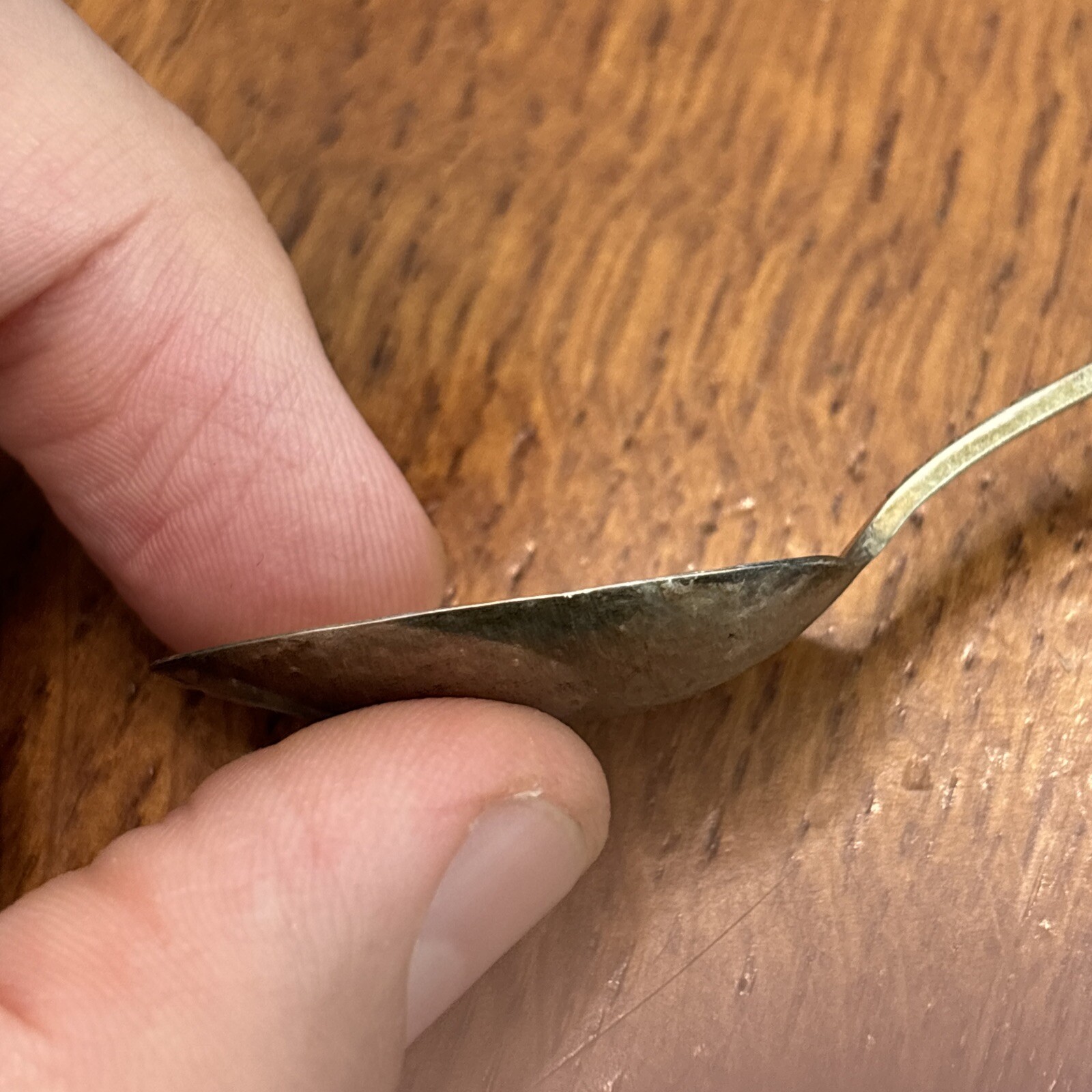 Antique H H Tammen Native American Face Souvenir Spoon Sterling Colorado Springs