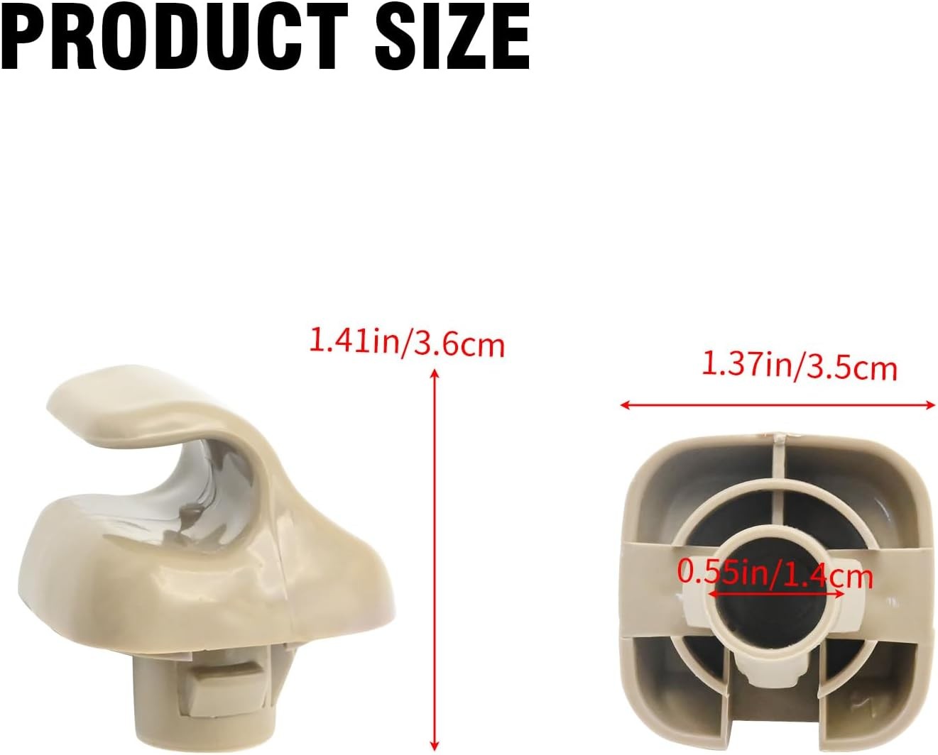 88217S01A01ZA 2Pcs Interior Sun Visor Clip Replacement for Honda Civic 1996-2014