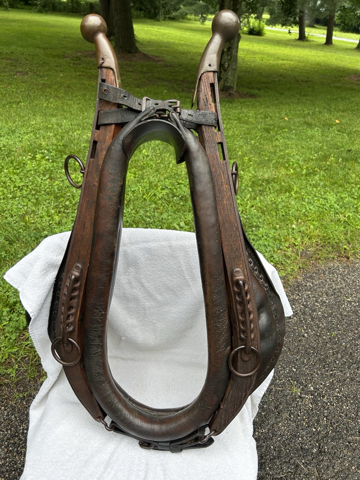 RARE Antique Horse Collar and Hames. Rustic Primitive Farmhouse Rustic Decor