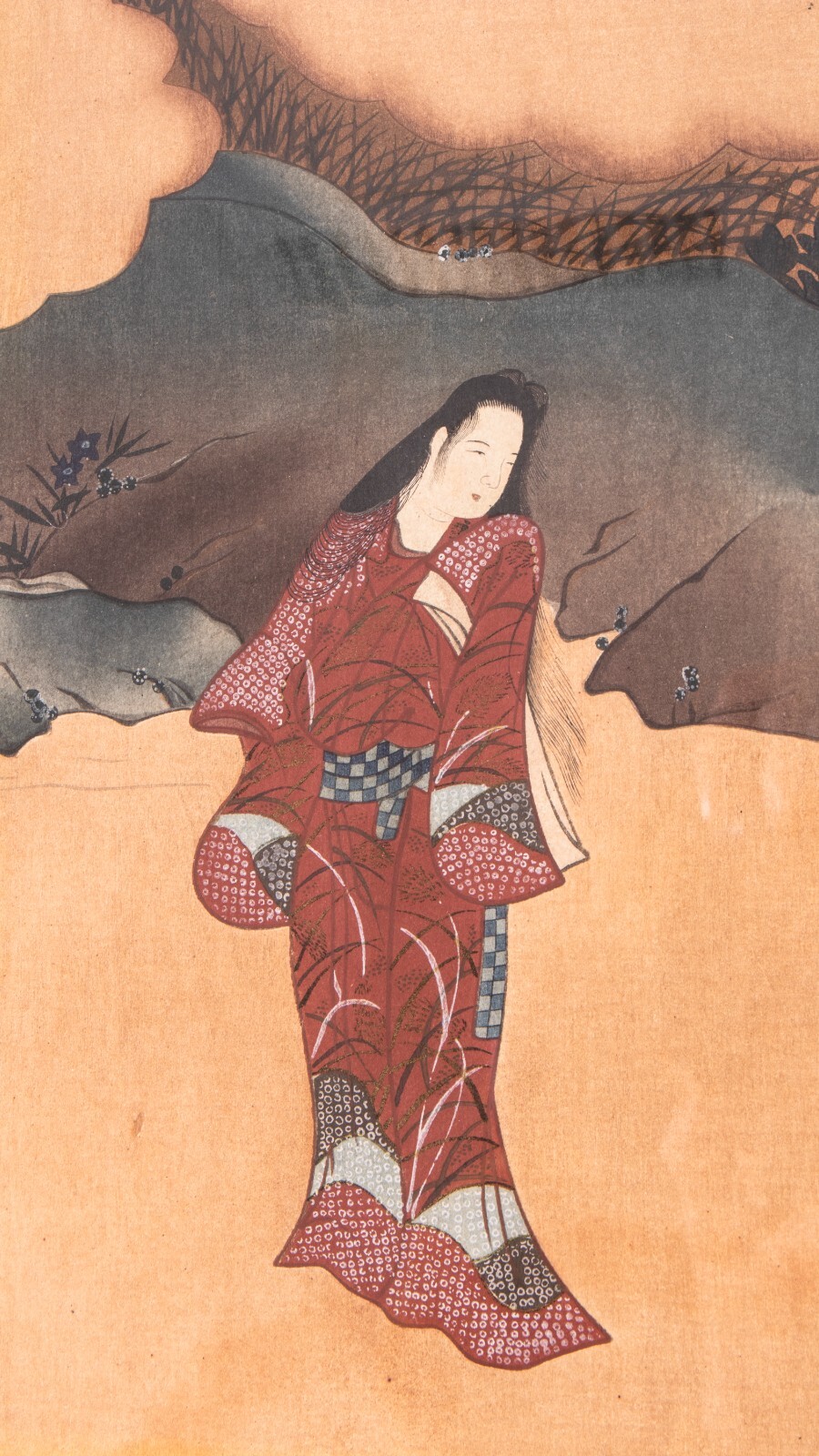 after Iwasa Matabei Japanese Woodblock Print