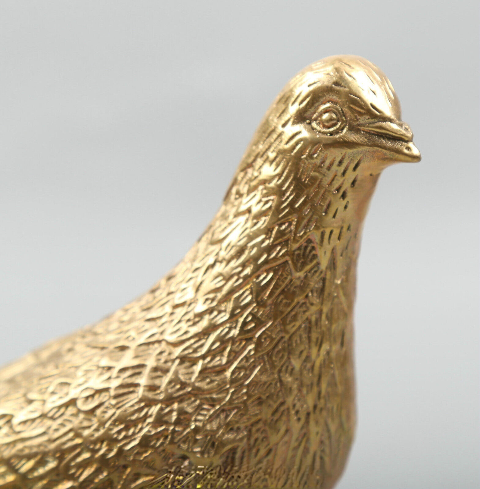 8.1″Collect Chinese Statue Fengshui Bronze Animal Peace Dove Carrier Pigeon Bird