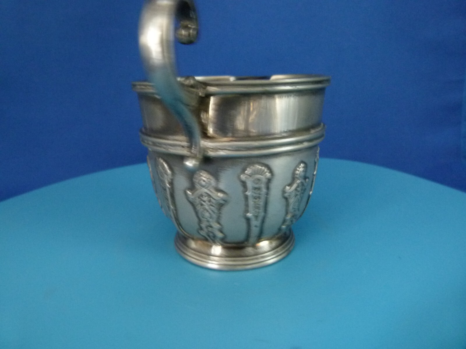 James dixon and sons epbm pewter jug no.8809 trumpet/cornet mark
