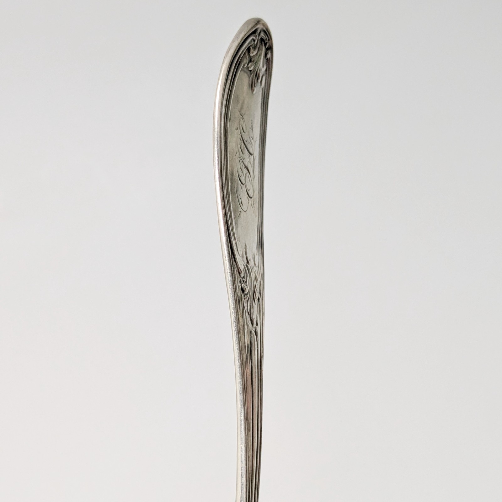 Tiffany & Co Coin Silver 1847 Patent Antique Sugar Sifter Ladle Monogrammed