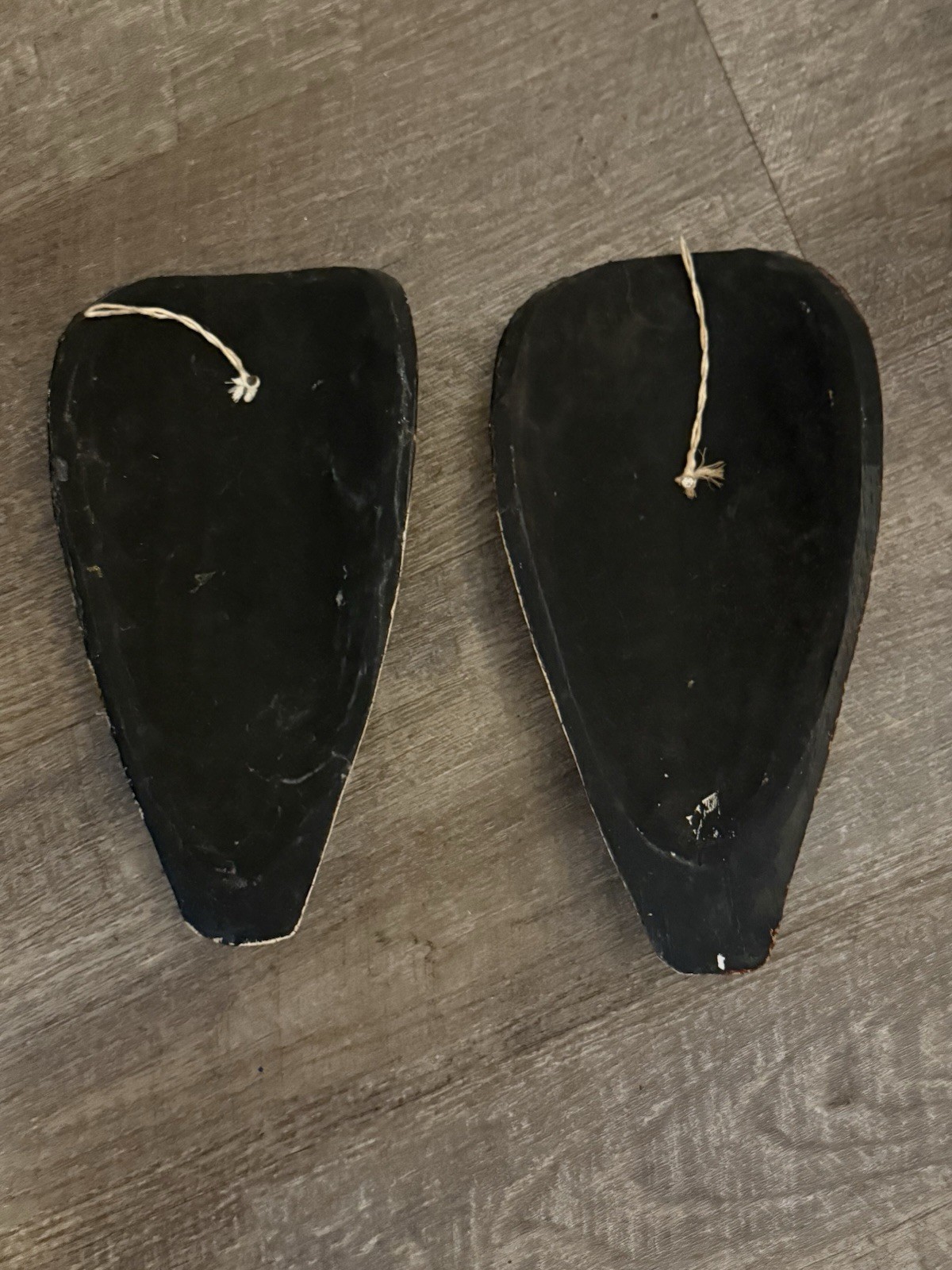 Set of 2 Bali Ethnic Tribal Wood Carved Masks By Sejati
