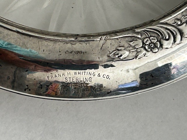 FRANK M WHITING & CO.STERLING SILVER R50 SUNBURST COASTERS