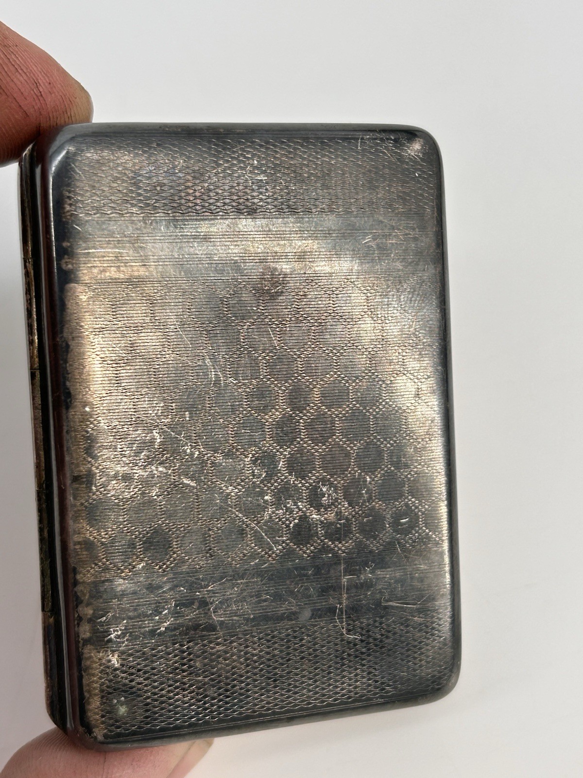 Vintage Silver Alpaca Cigarette Case