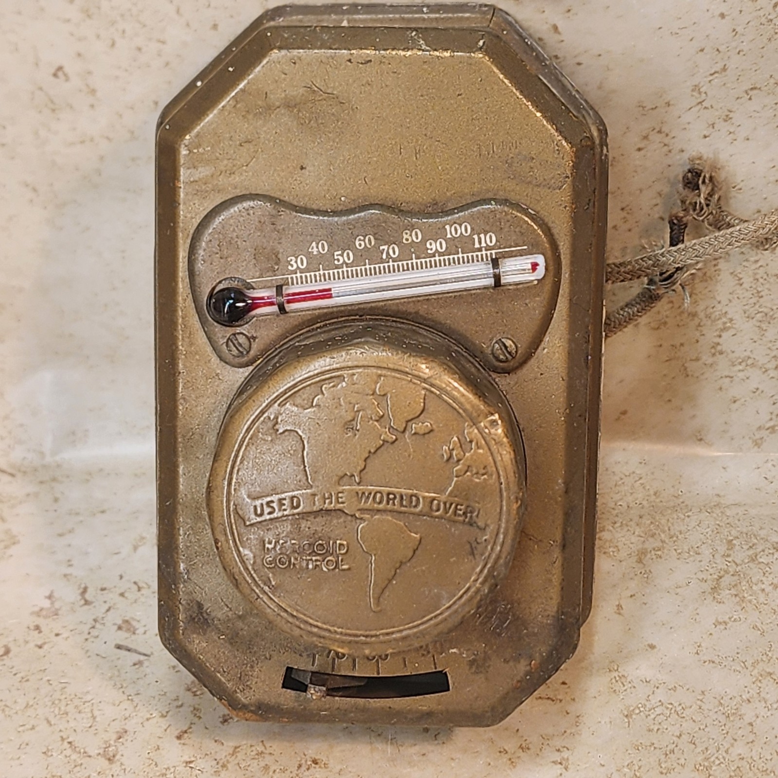 Vintage 1930’s Mercoid Control Thermostat – 5″ x 3″