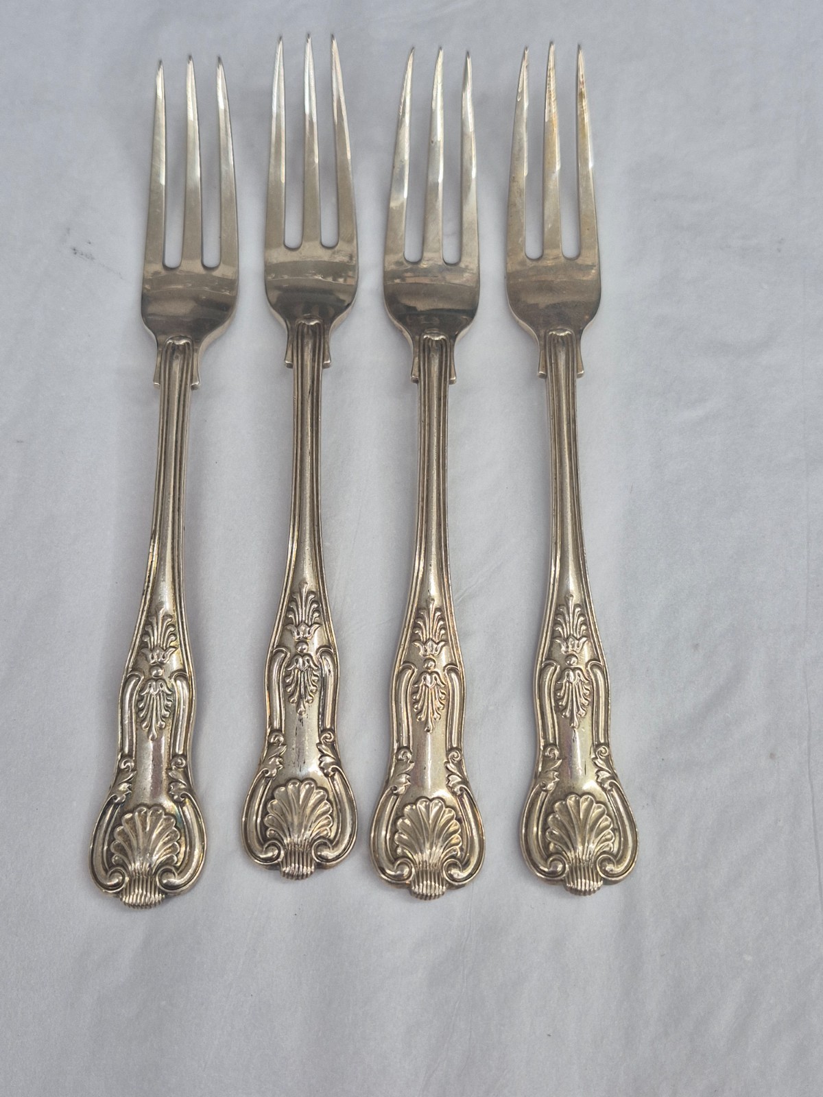 ONE English Sterling Silver King’s Pattern 6-inch fork buy 1 up to 4.