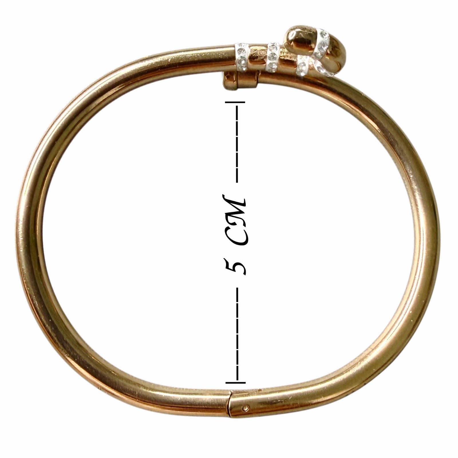 Magic Staff Bangle (Rose Gold), Infinite Wealth, LP Maha Sila, Luck