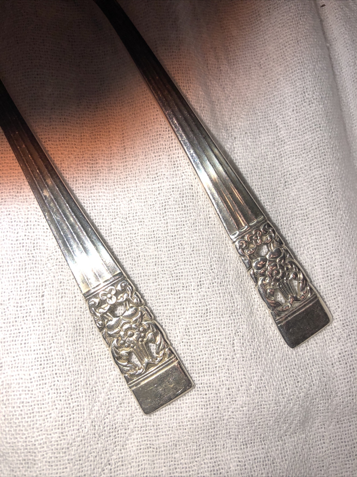 Ant Coronation Silverplate Community Oneida Sugar Spoon & Master Butter Knive
