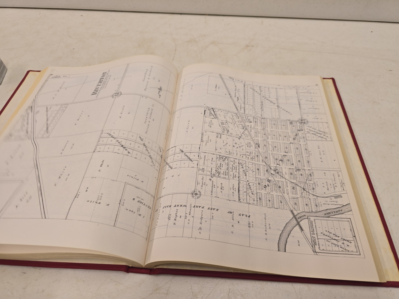 Vintage 1874-1914 Sangamon County Illinois Illustrated Reproduction Atlas