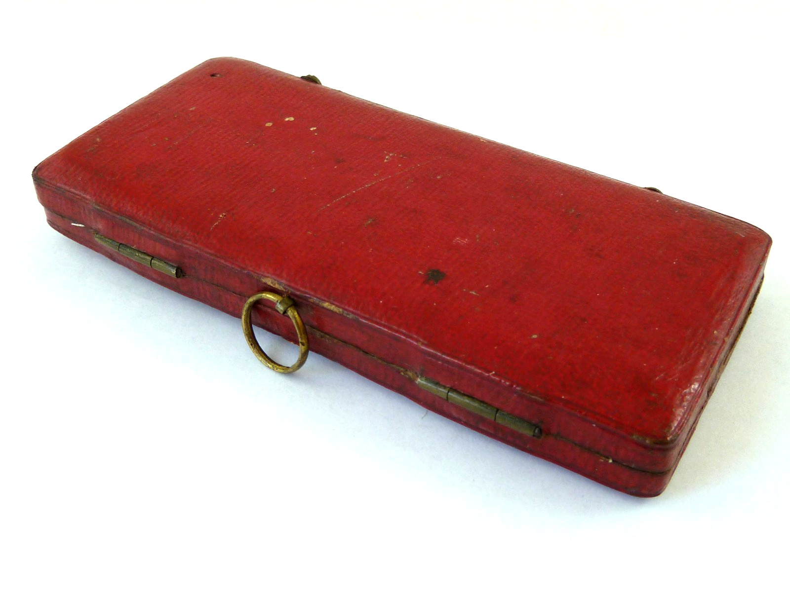 William Collins Minimum Night Alcohol Thermometer Leather Cased Antique