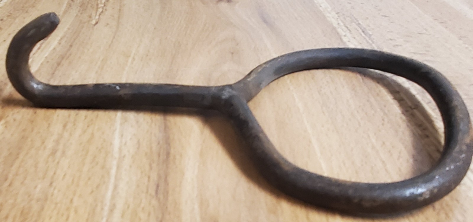 Vintage Slaughter House Meat Hook Butcher Tool Hay Bale Ice 7″ Hook Iron Handle