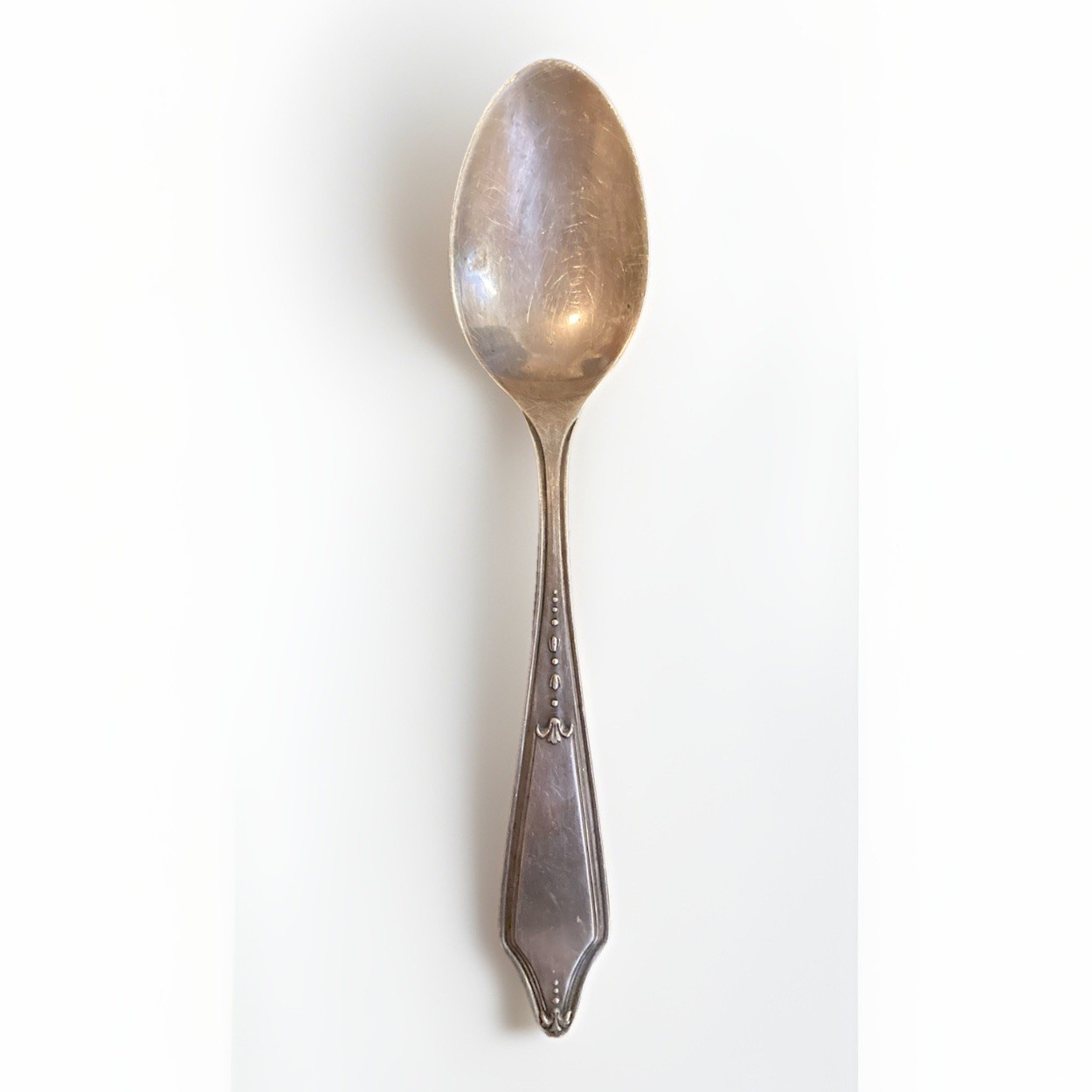 Tiny Antique SSMC Sterling Spoon