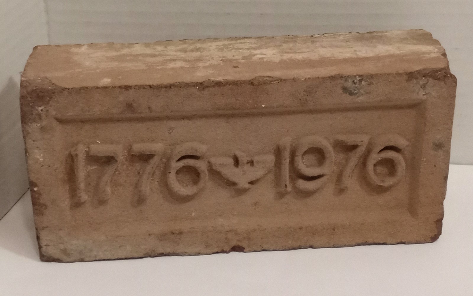 Vintage Brick 1776-1976 w/Eagle Commemorative Declaration Of Independence -Decor