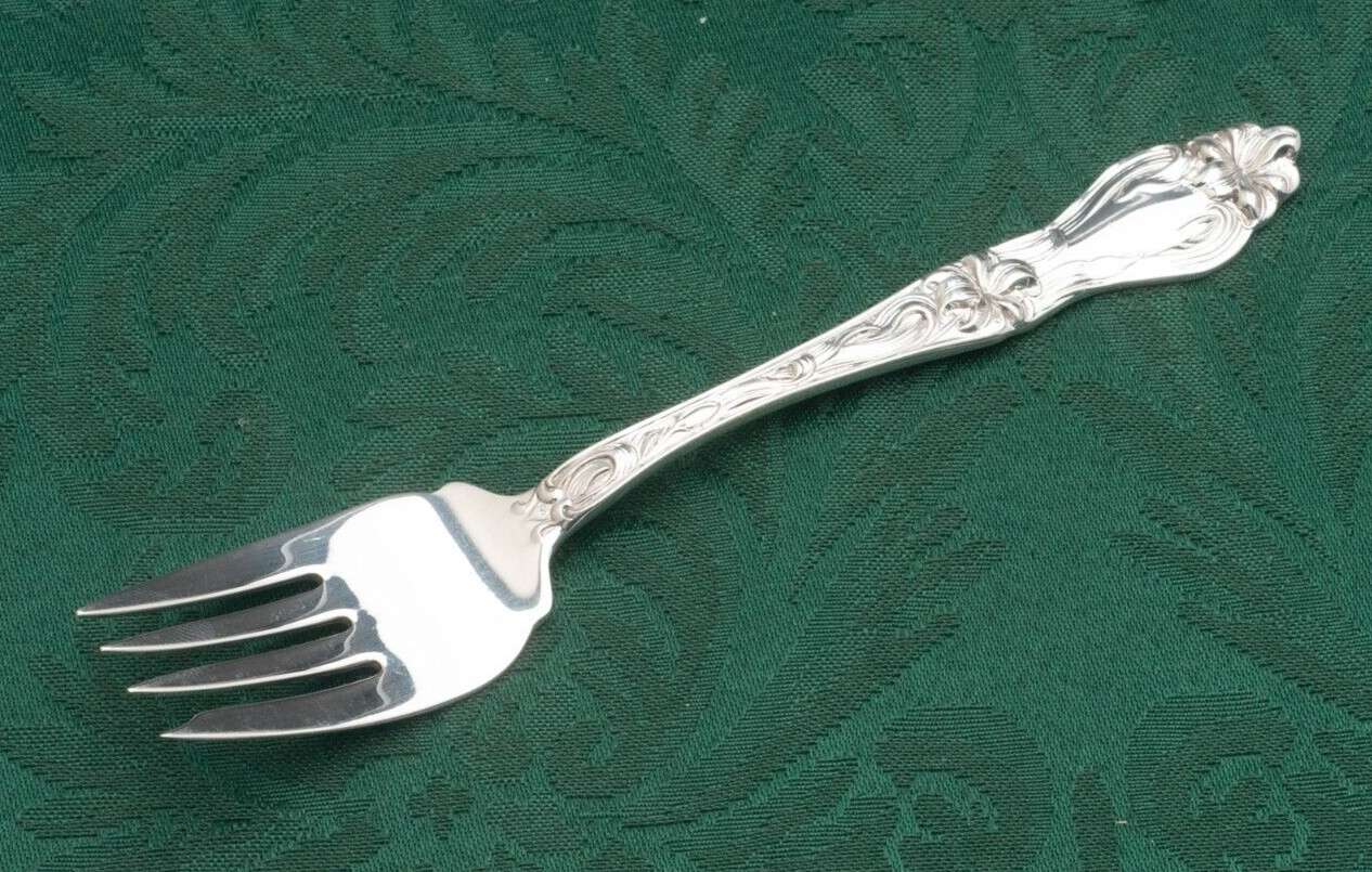Lily-FLoral by Frank Whiting Sterling Silver individual Salad Fork 6 3/8″