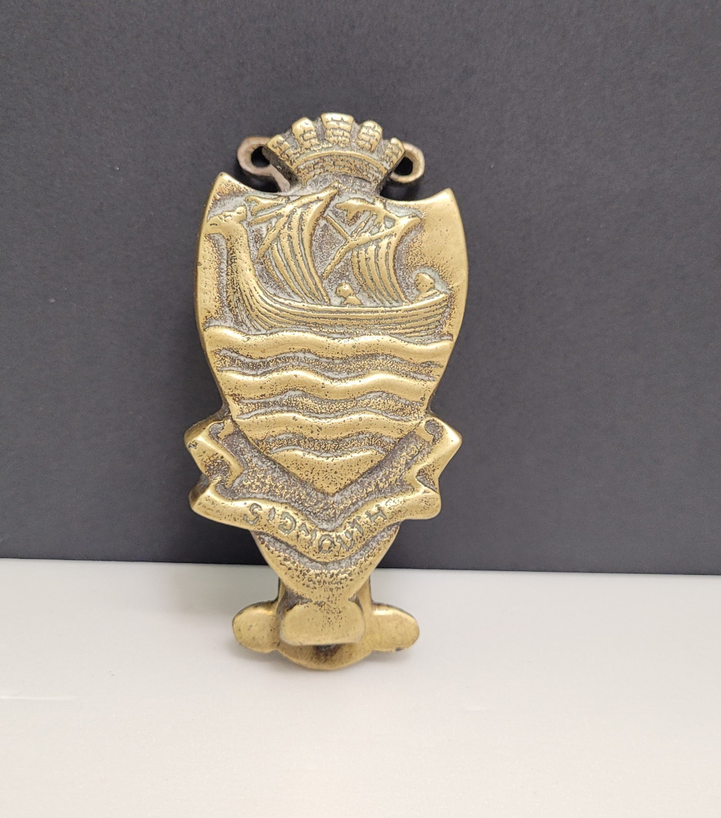 Vintage Brass Door Knocker – Sidmouth Devon