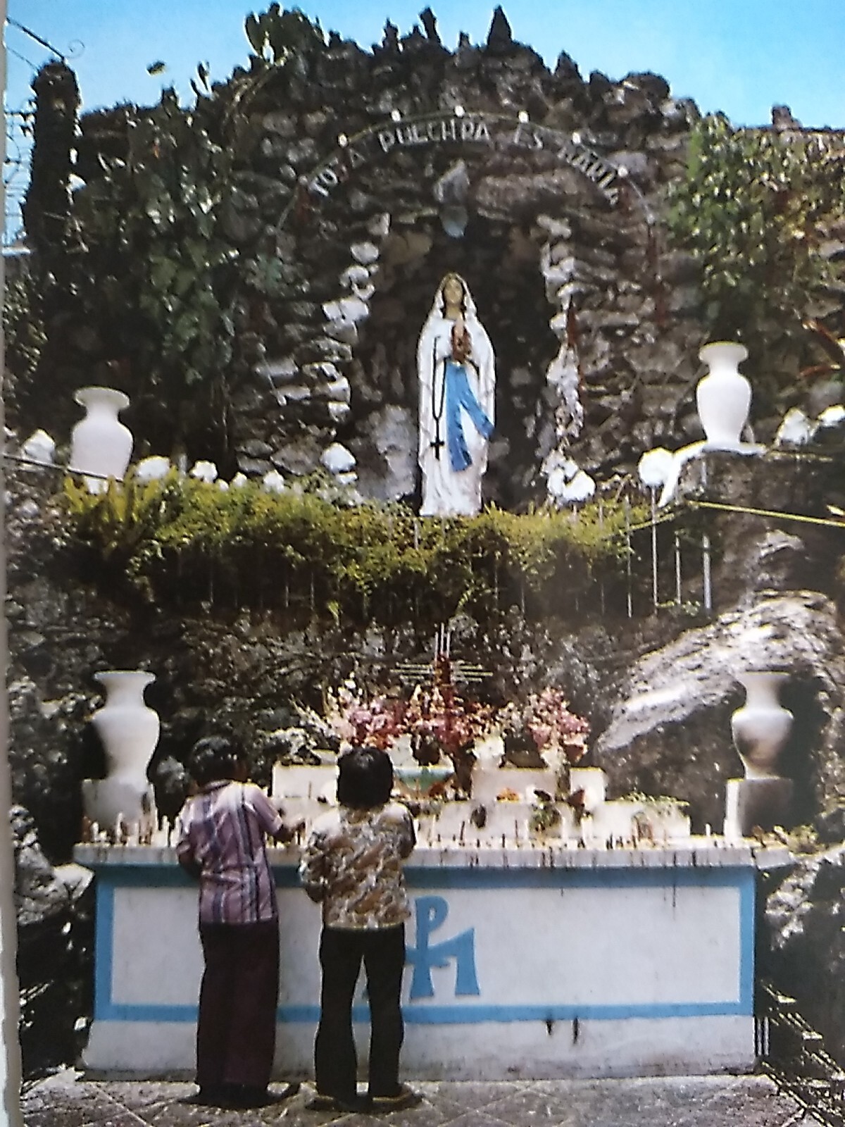 Postcard Our lady of Lourdes Baguio City-Philippines unposted