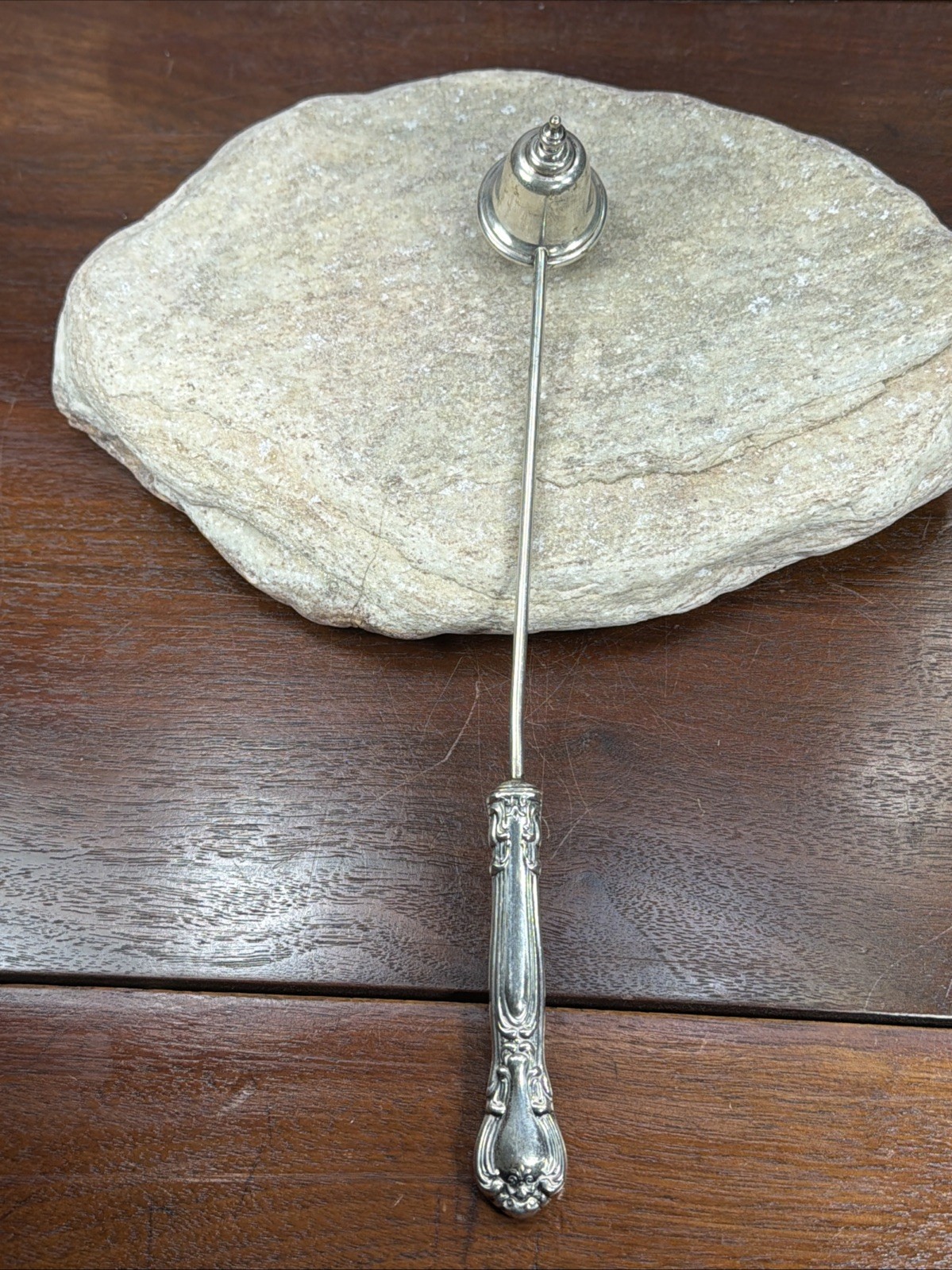Chantilly by Gorham Sterling Silver Candle Snuffer HH w/Stainless 9 1/2″ 32 gram