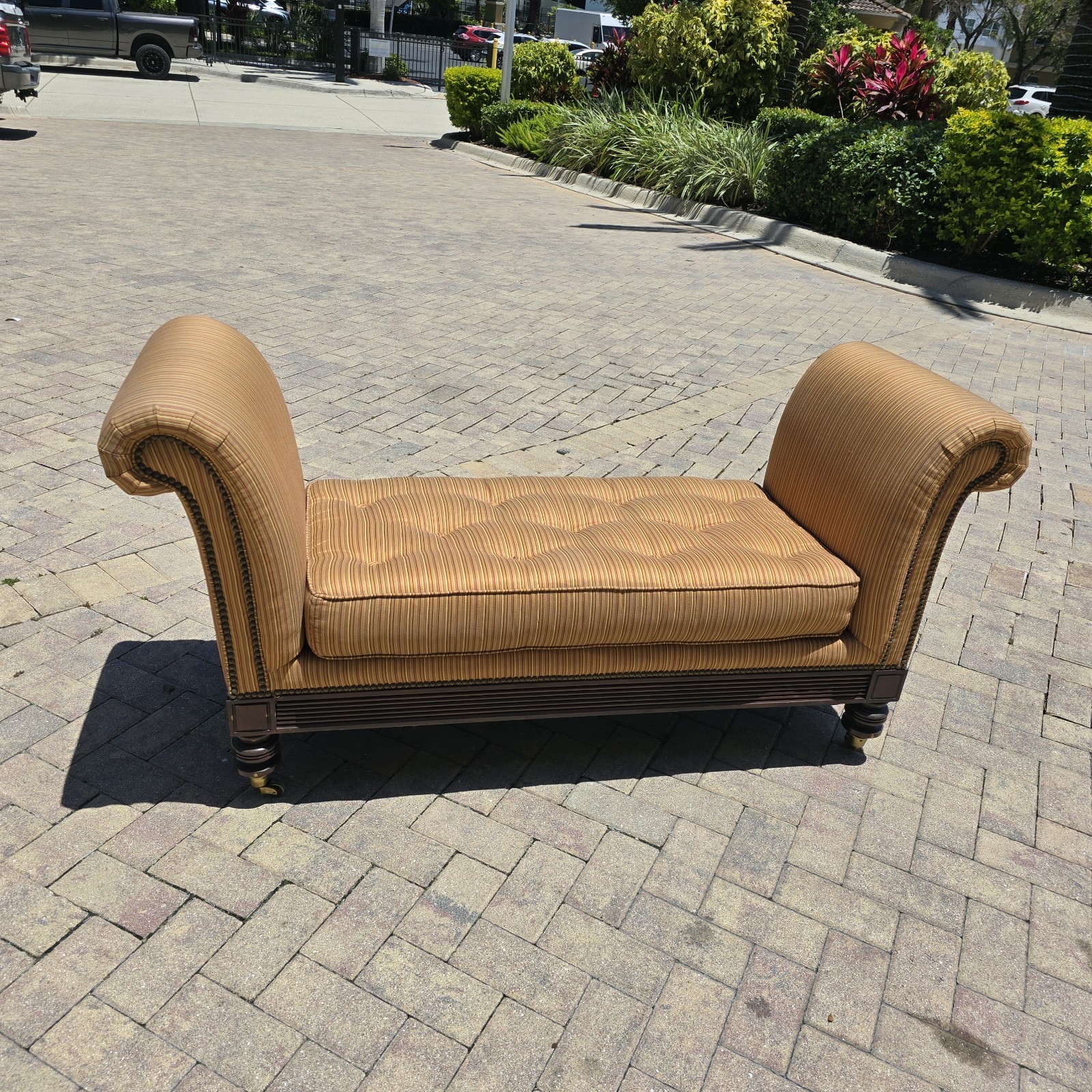 Drexel Heritage Lillian August Collection Upholstered Bench Window Seat…