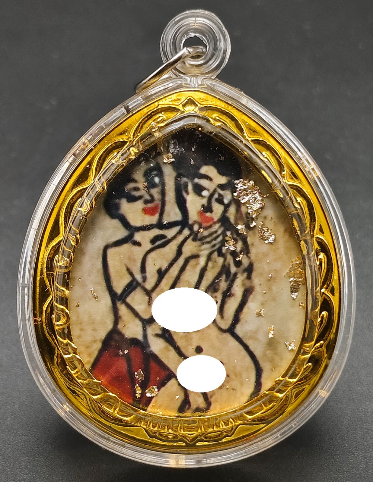 Charming Success in Love! Inn Koo Por Per Mae Pher Eper Gift Locket Amulet CK188