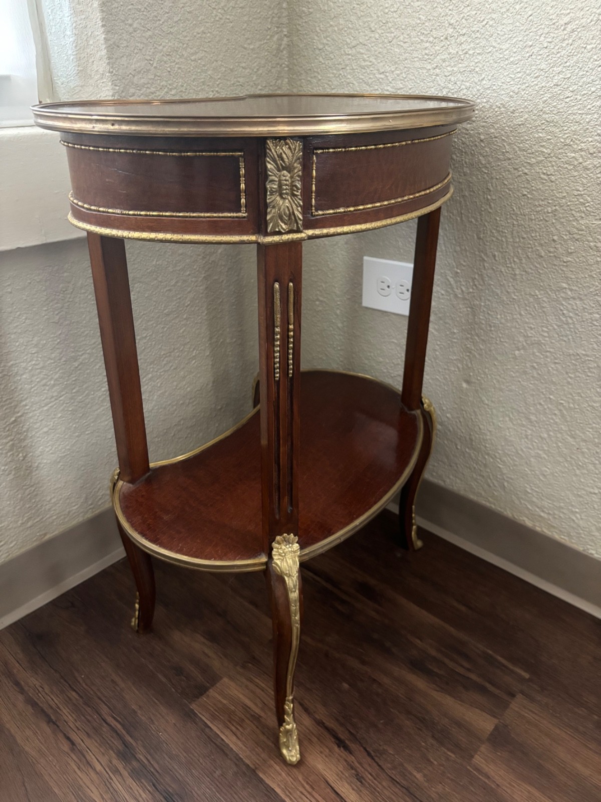 French 19th Century Ormolu-Mounted Kidney-Shaped Occasional Table