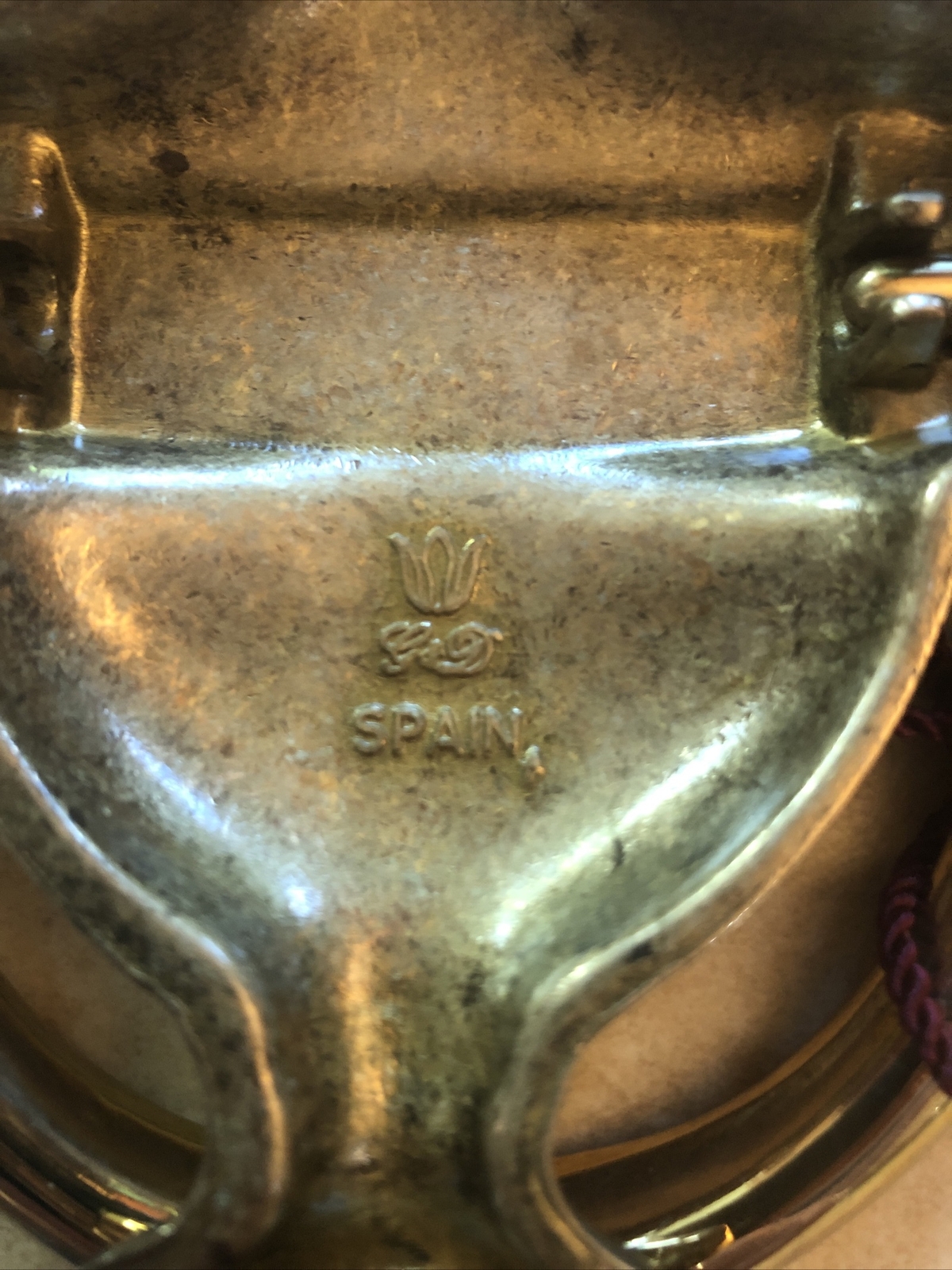 Vintage ~ Solid Brass Door Knocker Tarnish Resistant 7″