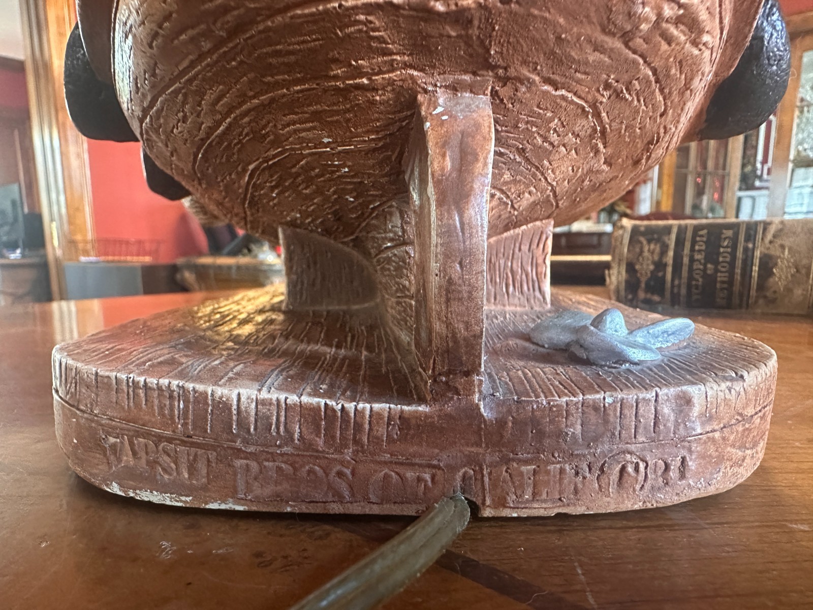Apsit Bros Tugboat Lamp “Albatross” –20.5″ Nautical Folk Art beach house LARGE
