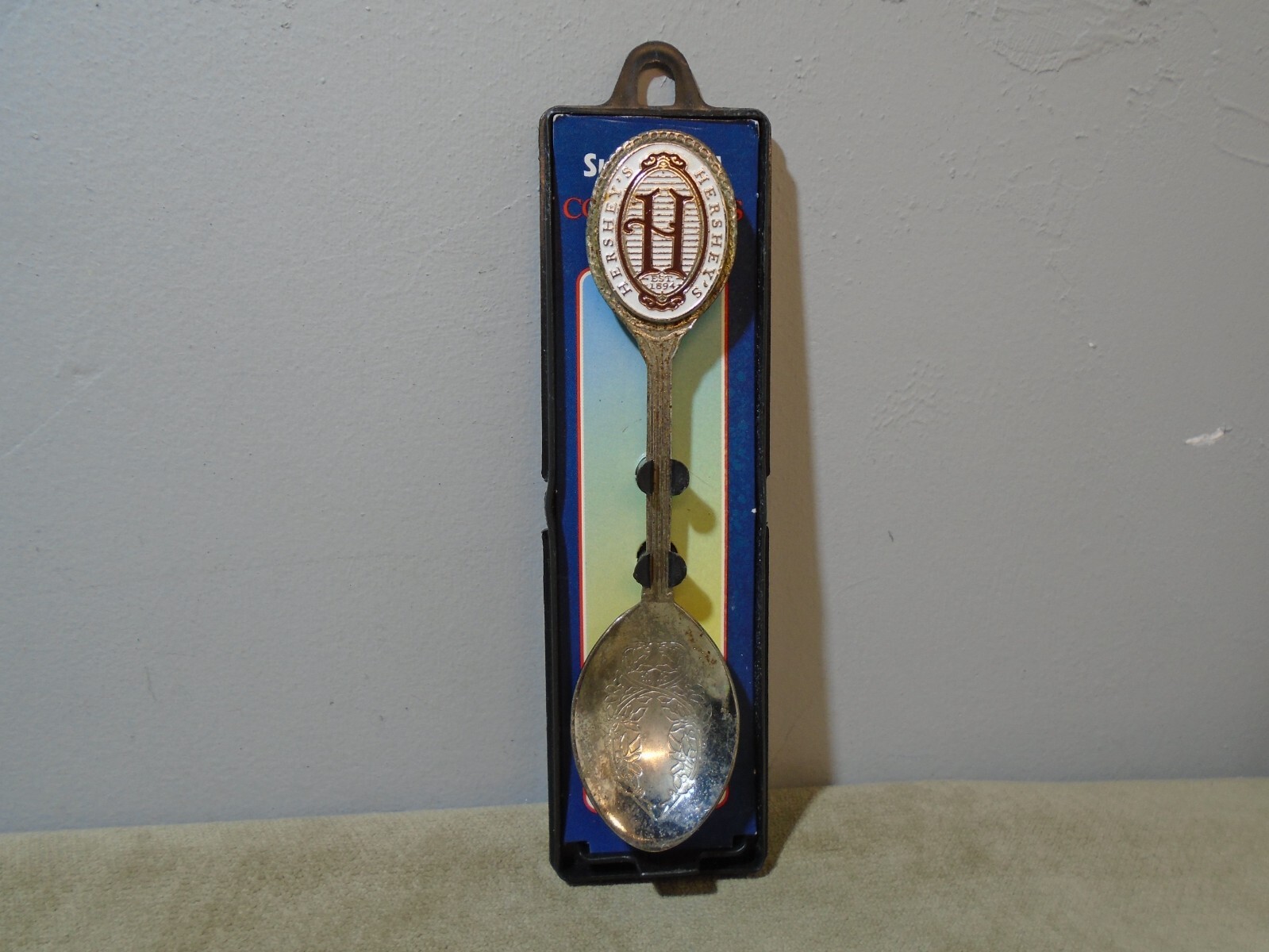 VINTAGE WAPW HERSHEY’S CHOCOLATE SILVER PLATED STEEL COLLECTORS SPOON (MF1078)