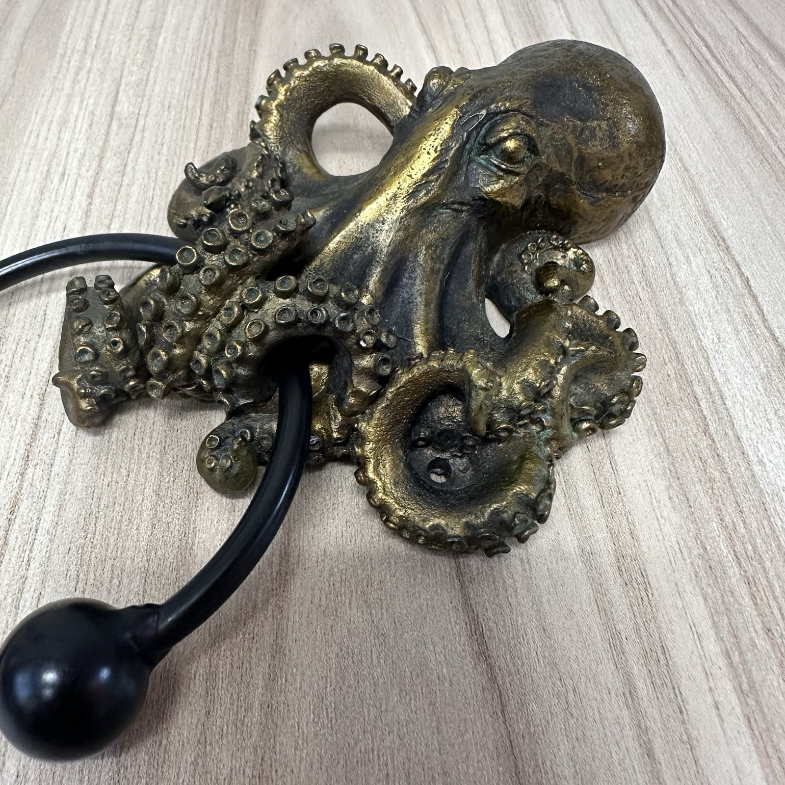 Pacific Giftware Kraken Octopus Door Knocker Aged Bronze Finish W Cast Iron Ring