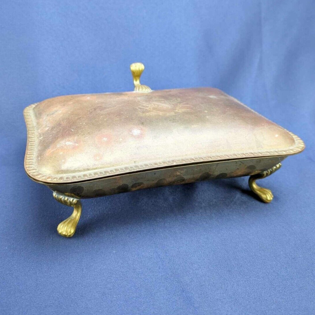 Vintage PM Italy Footed E.P.B. Silent Butler Crumb Ash Catcher Major AB Adversis