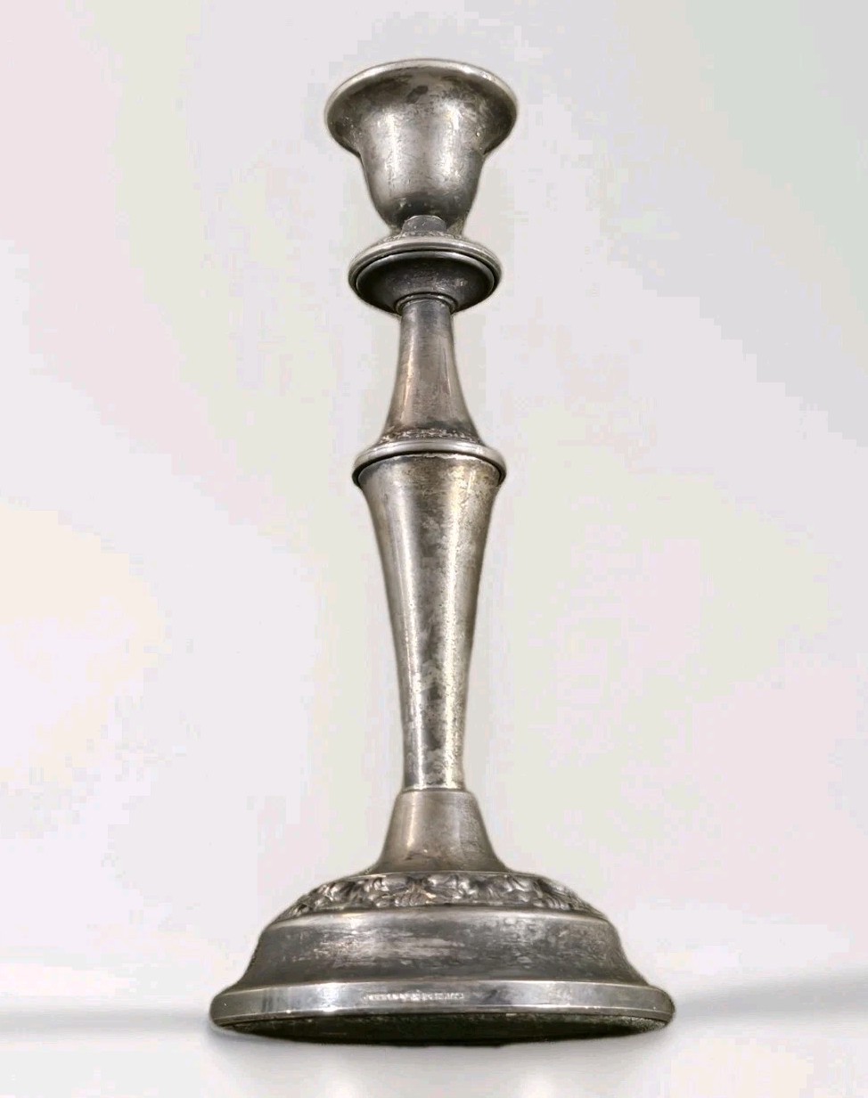 Vintage LANTHE – ENGLAND Silver Plated Candle Stick C34