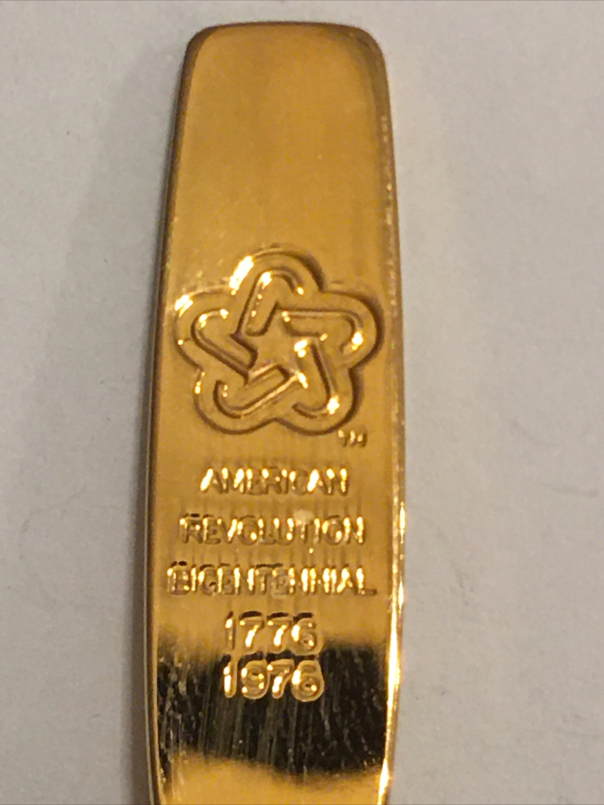 Vintage Souvenir Spoon US Collectible American Revolution Bicentennial 1776-1976