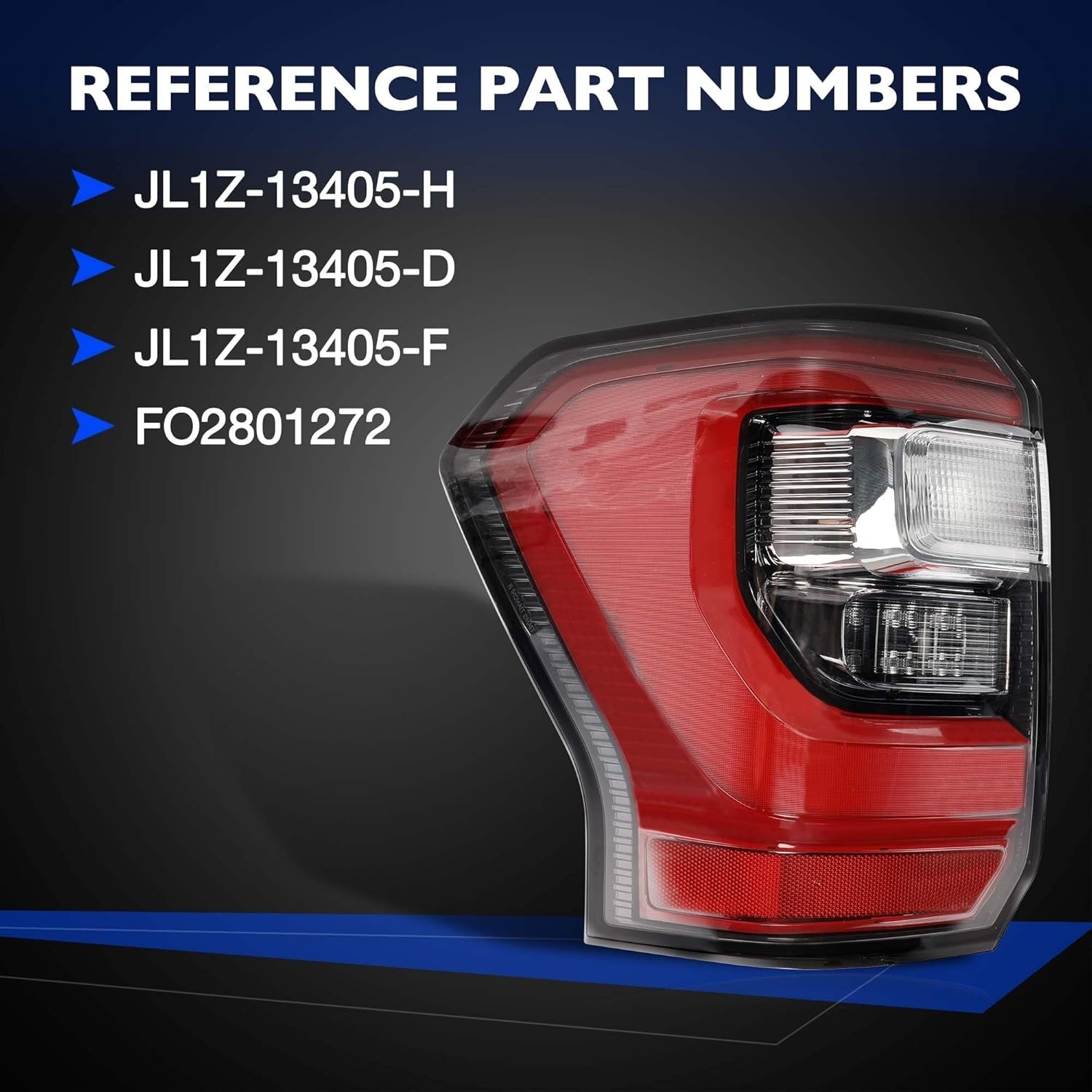 LED Tail Light Assembly Compatible with 2018-2022 Ford Expedition Limited/Pla…