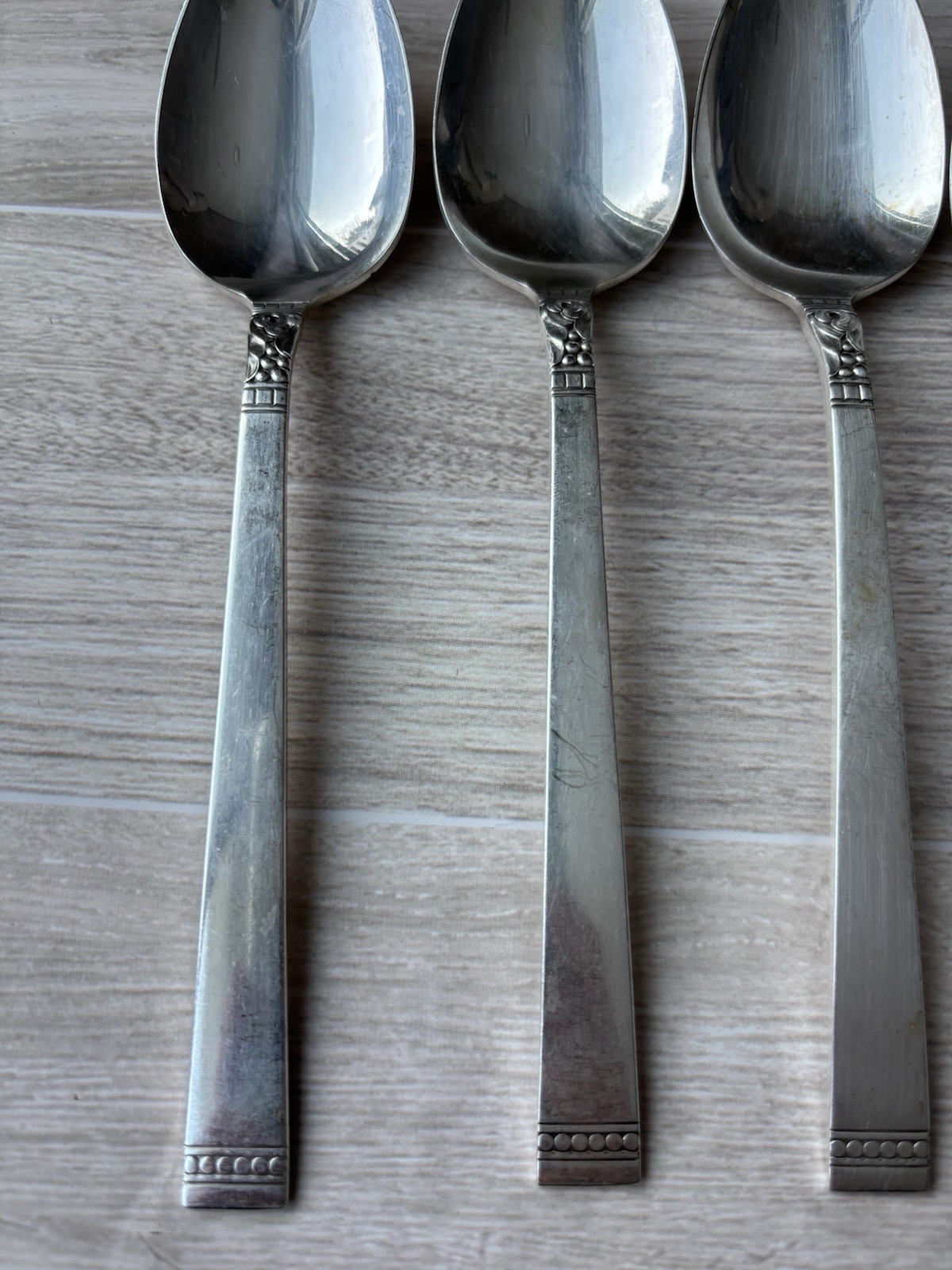 Oneida Community Forever 1939 SILVERPLATE Table Spoons 7.5” Lot Of 4