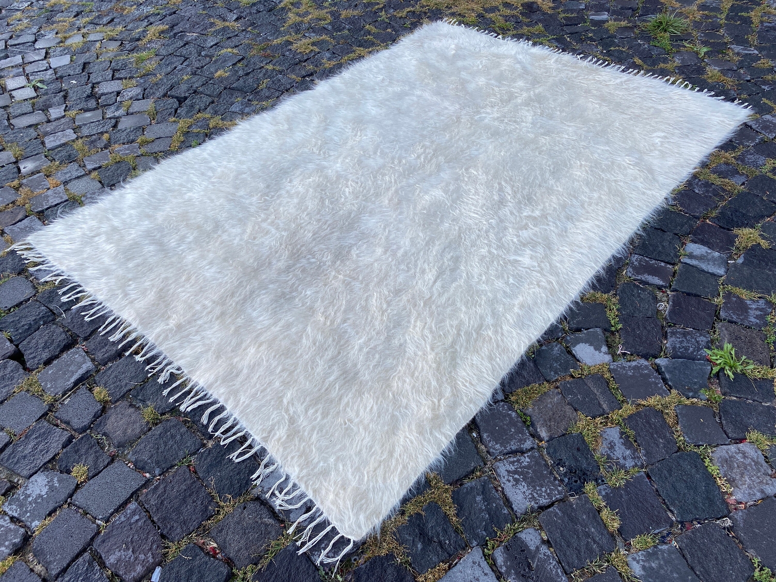 Bohemian Decor Rug, Turkish Rug,Vintage Rug,Kilim Rug,Handwoven Rug 4.3 x 6.2 Ft