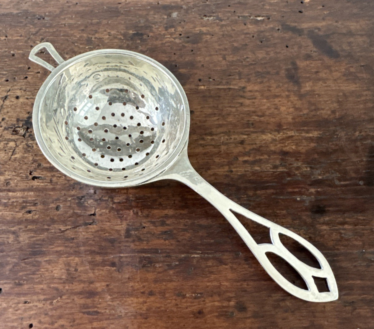 Webster Sterling Tea Strainer – C.1900-1910 – 15.5 grams