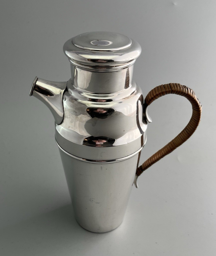 Antique Silver Plated EPNS Cocktail Shaker By William Suckling c1920 FLZX