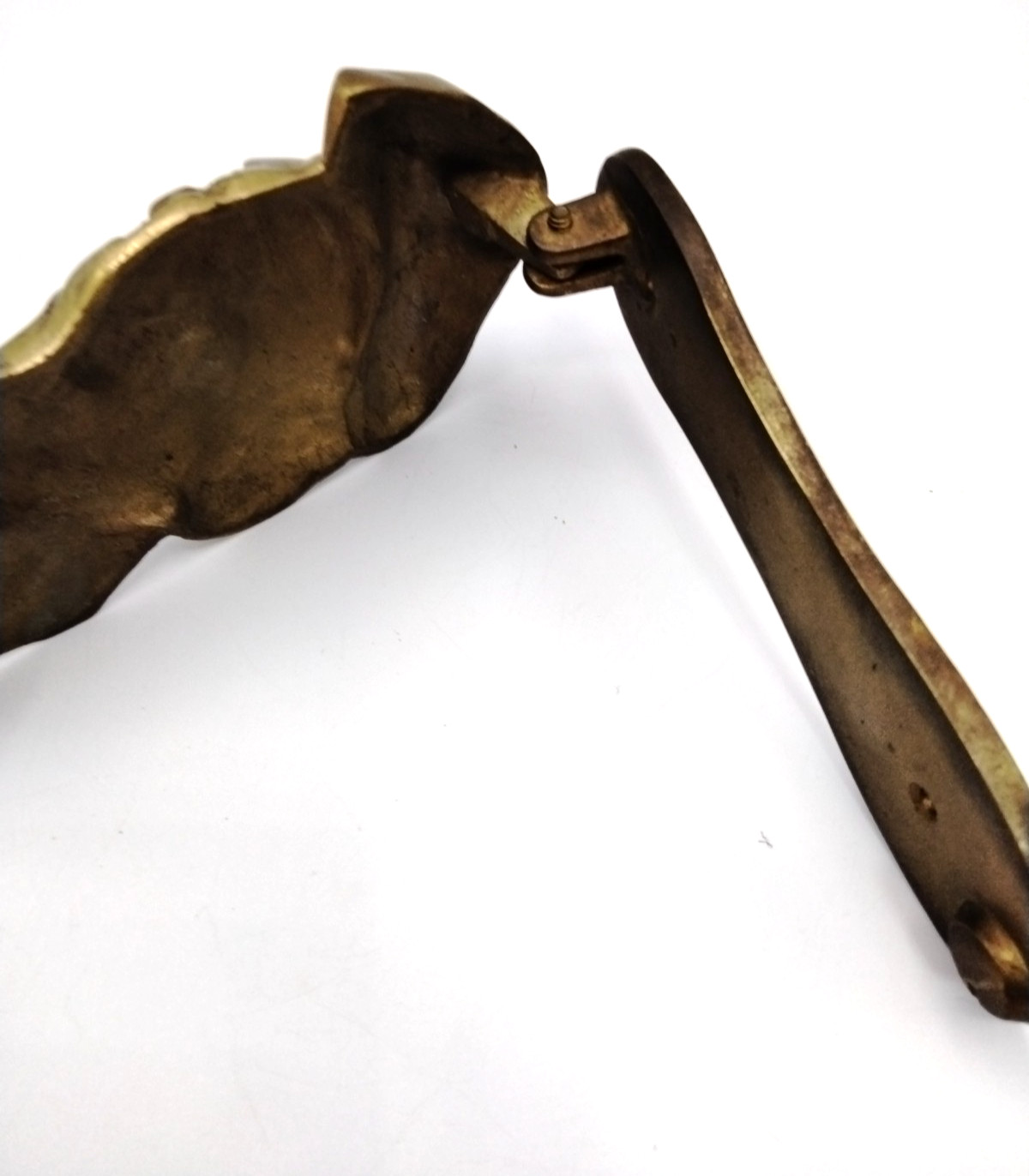 Vintage Penco 1979 Solid Brass Sea Captain Sailor Seaman Door Knocker Nautical
