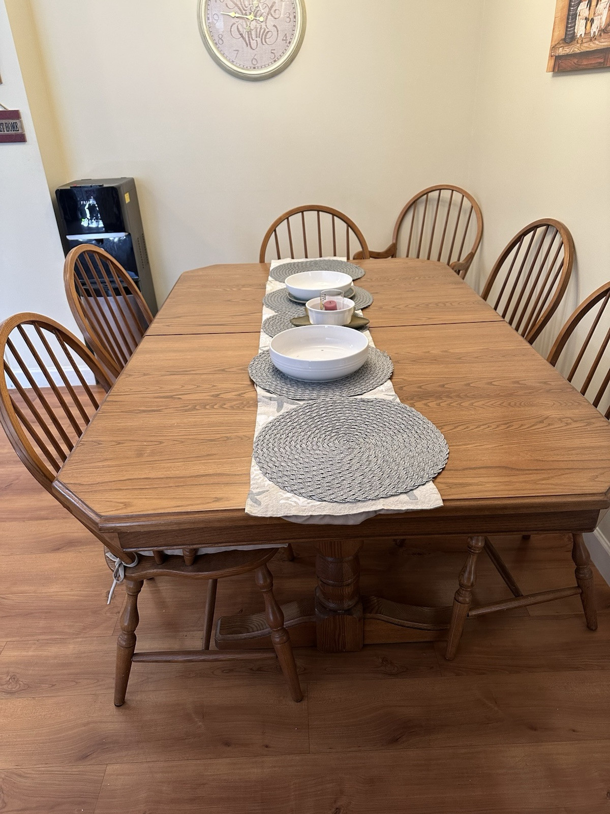 Farmhouse Table And Chairs Dining Set Rustic Country Kitchen – Vintage