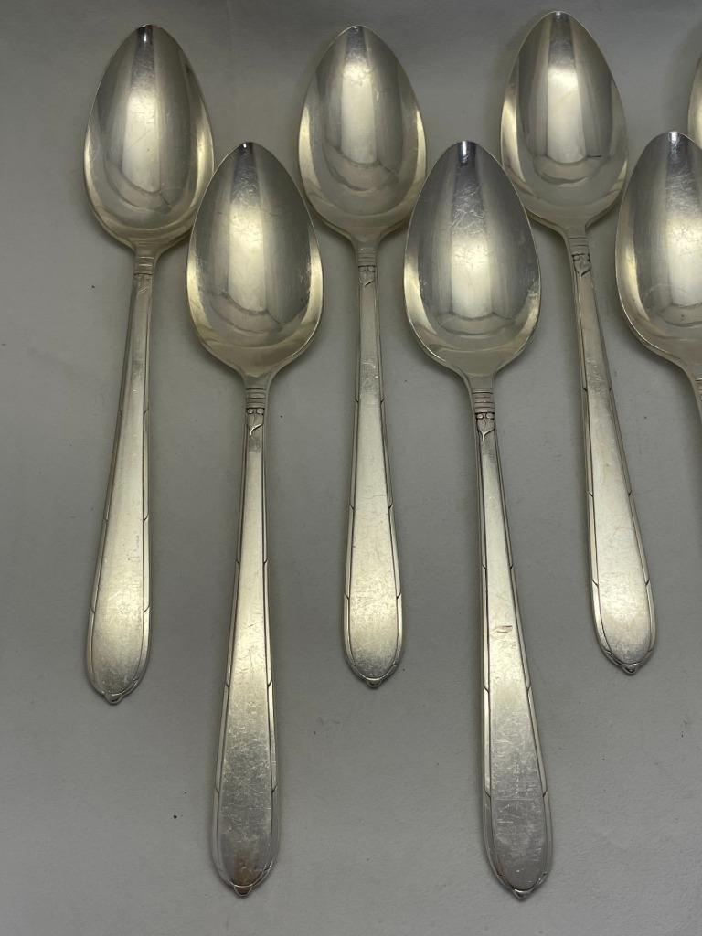 1935 ONEIDA SILVERPLATE *BERKELEY SQUARE* 8 TABLESPOONS
