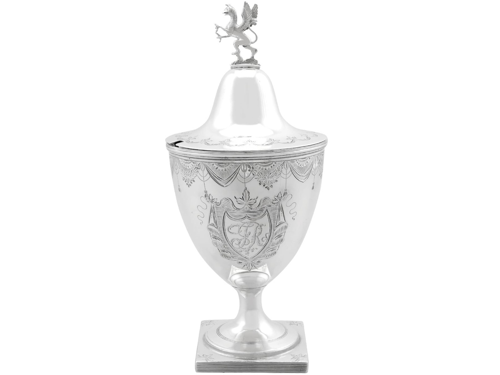 Newcastle Sterling Silver Sugar Vase Antique George III (Circa 1785)