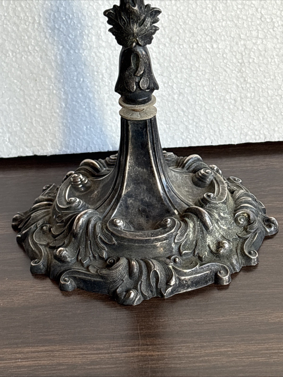 Vtg Bell Mark From Original Sheffield Dies 1785-1860 Pedestal Dish Stand Only