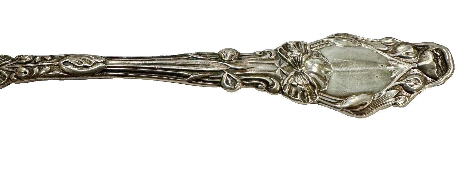 Gorham Sterling Silver Round Bowl Bouillon Soup Spoon Virginiana 5″ 1904-1905