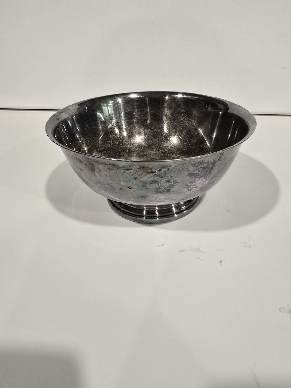 Woodward & Lothrop Silver-Plated Decorative Silverplate Serving Bowl 8 1/2 in