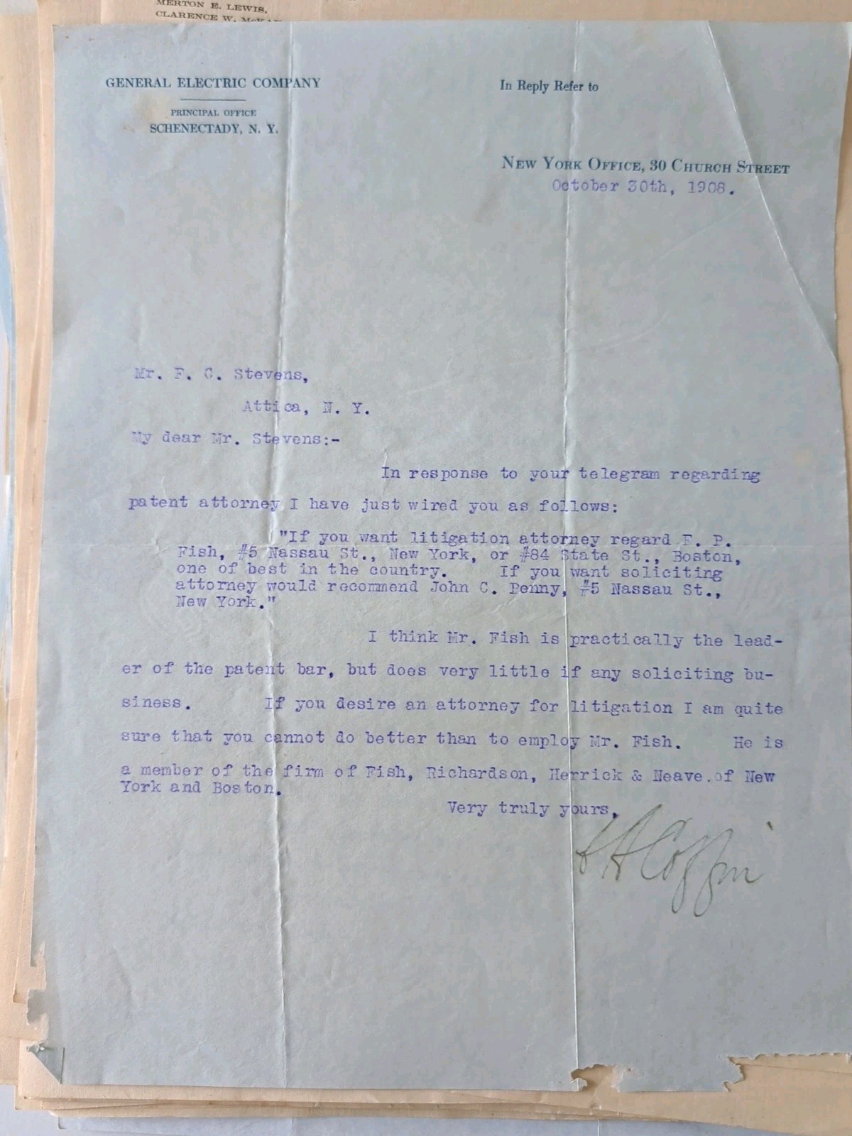 Telephone Rochester Telechronometer Meter Patent Archive 1907-1916 GE Siemens