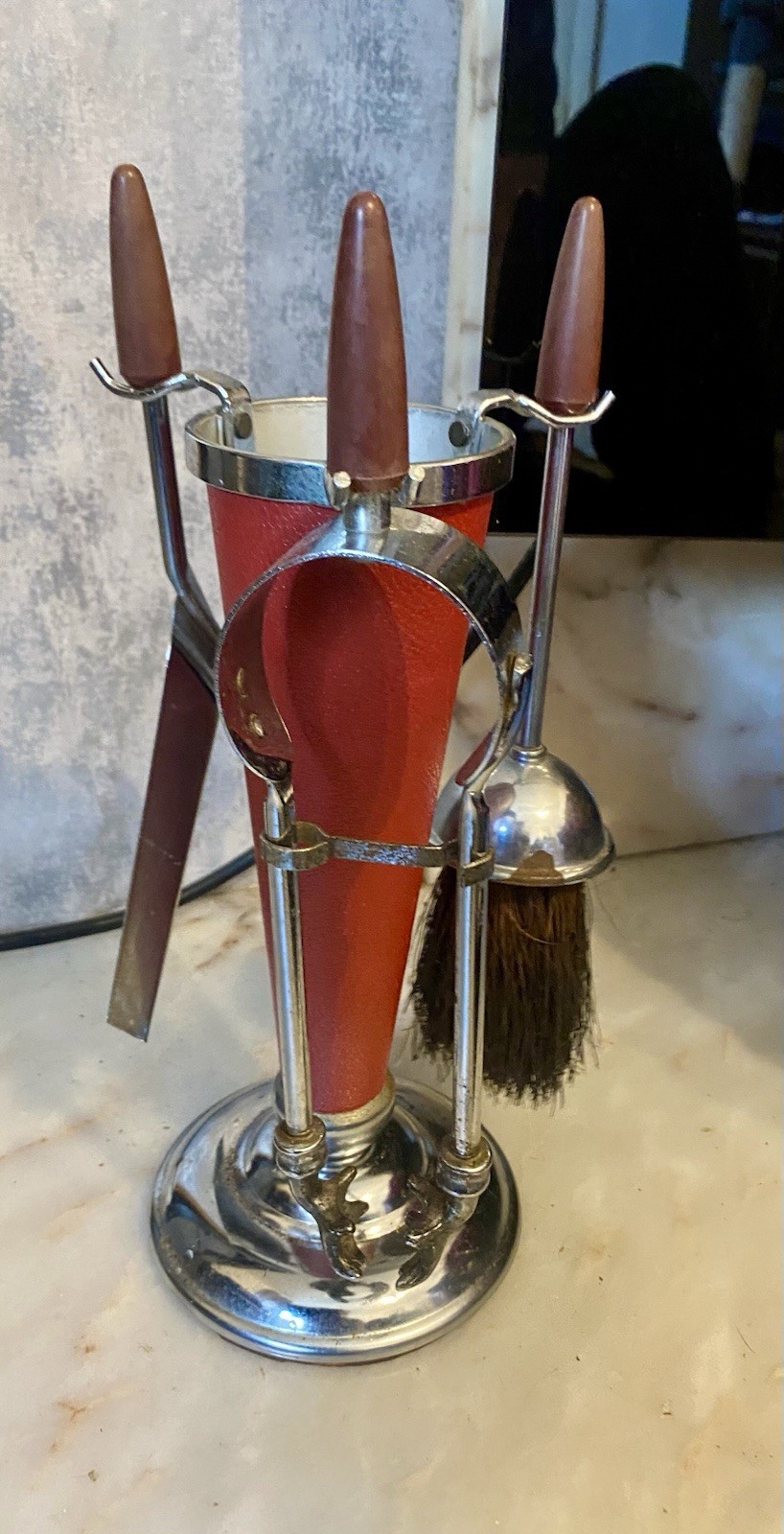 Art Deco / Mid Century Fire Companion Set